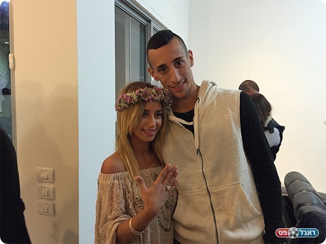 בוארון יחד עם הארוסה